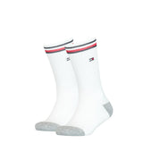 TOMMY HILFIGER Children's socks, 2-pack - ICONIC SPORTS, terry sole, 27-42