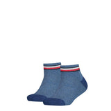TOMMY HILFIGER Kinder Quarter-Socken im Pack - ICONIC SPORTS, Frottee-Sohle