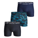 BJÖRN BORG Herren Boxershorts, 3er Pack - Cotton Stretch Boxer Trunks, Baumwolle, Logobund