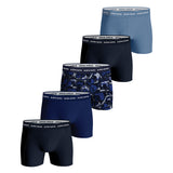BJÖRN BORG Herren Boxershorts, 5er Pack - Cotton Stretch Trunks, Unterhose, Baumwolle, Logobund