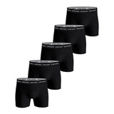 BJÖRN BORG Herren Boxershorts, 5er Pack - Cotton Stretch Trunks, Unterhose, Baumwolle, Logobund