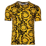 VERSACE Herren T-Shirt - BAROCCO, Unterhemd, Rundhals, Stretch Cotton, Barock-Muster