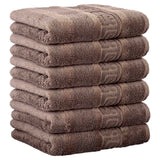 CAWÖ guest towel, pack of 6 - C Noblesse, terry cloth, cotton