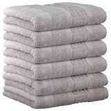 CAWÖ Gästetuch, 6er Pack - C Noblesse, Walkfrottier, Baumwolle