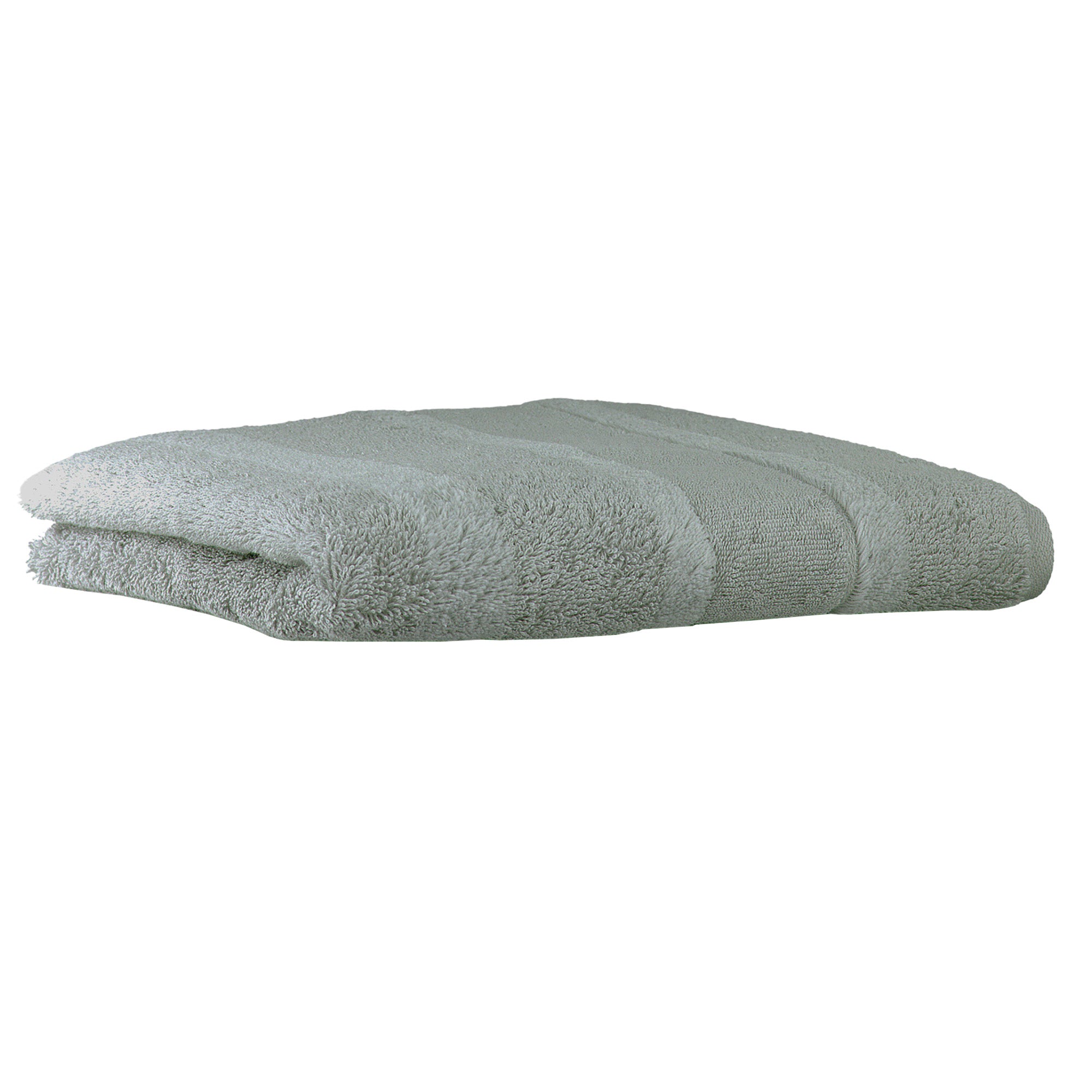 CAWÖ Guest Towel - Noblesse2, Terry Cloth, Velour Stripes, Cotton, Plain-Coloured