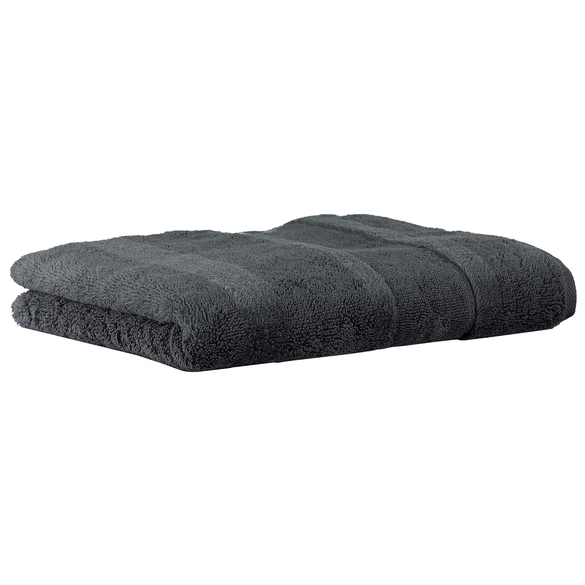 CAWÖ Guest Towel - Noblesse2, Terry Cloth, Velour Stripes, Cotton, Plain-Coloured