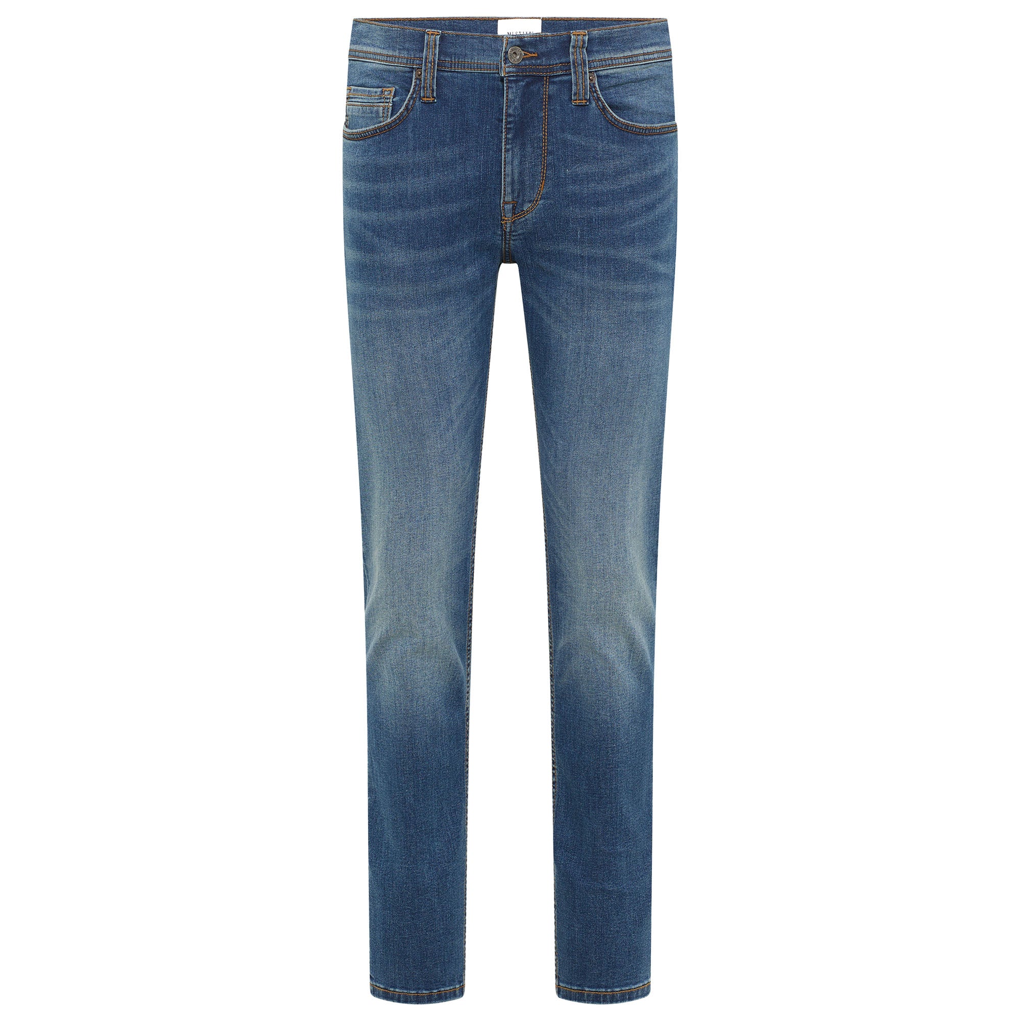 MUSTANG Herren Jeans - Vegas Slim, Medium Rise, Baumwoll-Stretch, Slim Fit, Länge 32