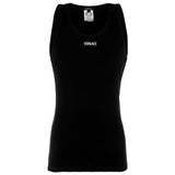 VERSACE Herren Tank Top - RIBBED,Tank Top Rex Ribbed Cotton, Unterhemd, Rundhals, Stretch Cotton