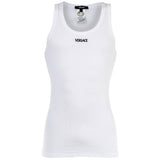 VERSACE Herren Tank Top - RIBBED,Tank Top Rex Ribbed Cotton, Unterhemd, Rundhals, Stretch Cotton