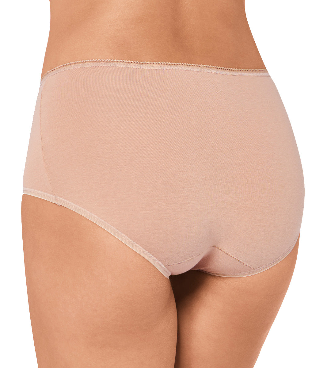 Sloggi Damen Midi, Vorteilspack - 24/7 Cotton, einfarbig, 38-52, M-6XL