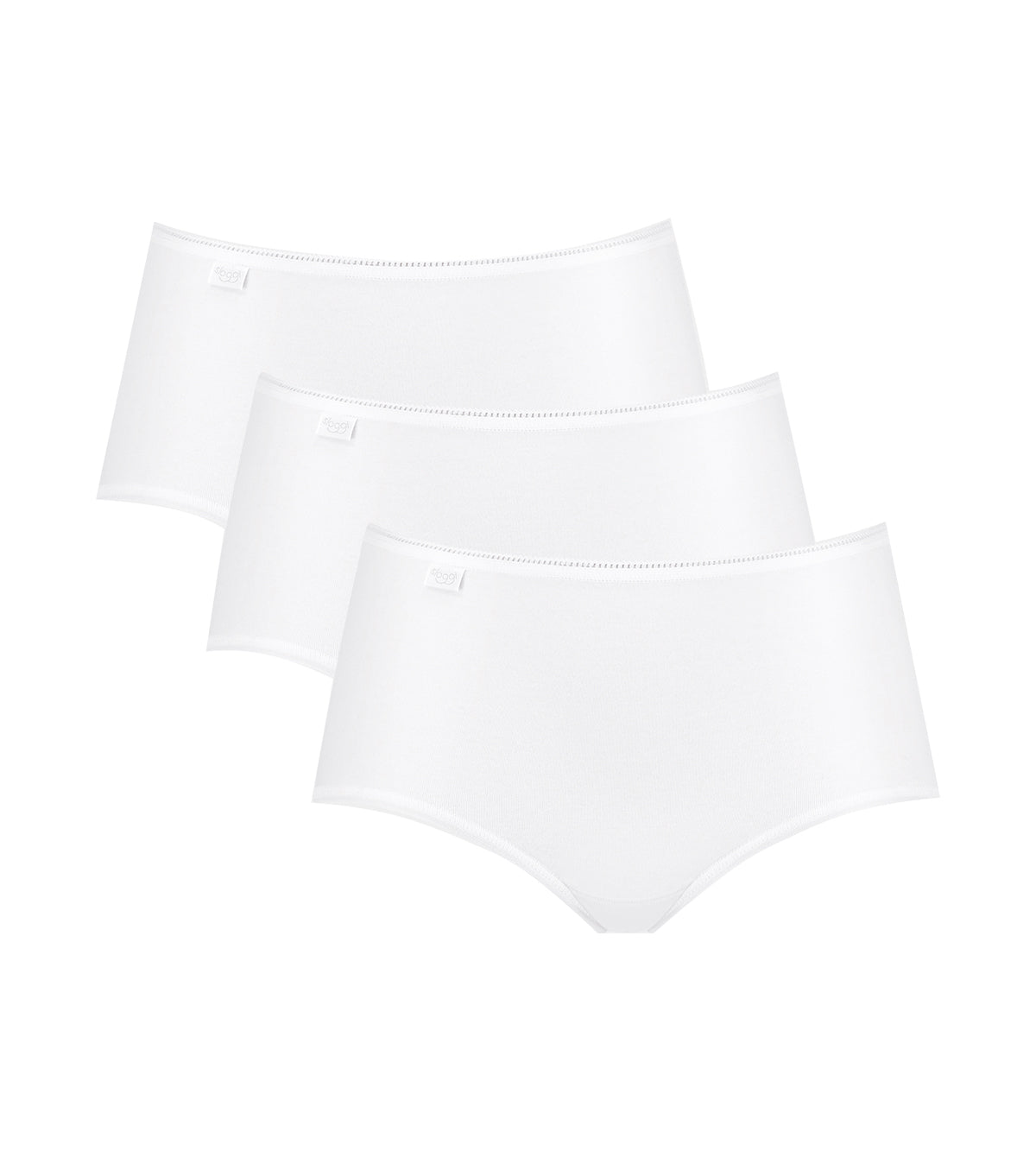 Sloggi Damen Slip Midi, 3er Pack - 24/7 Microfibre, einfarbig
