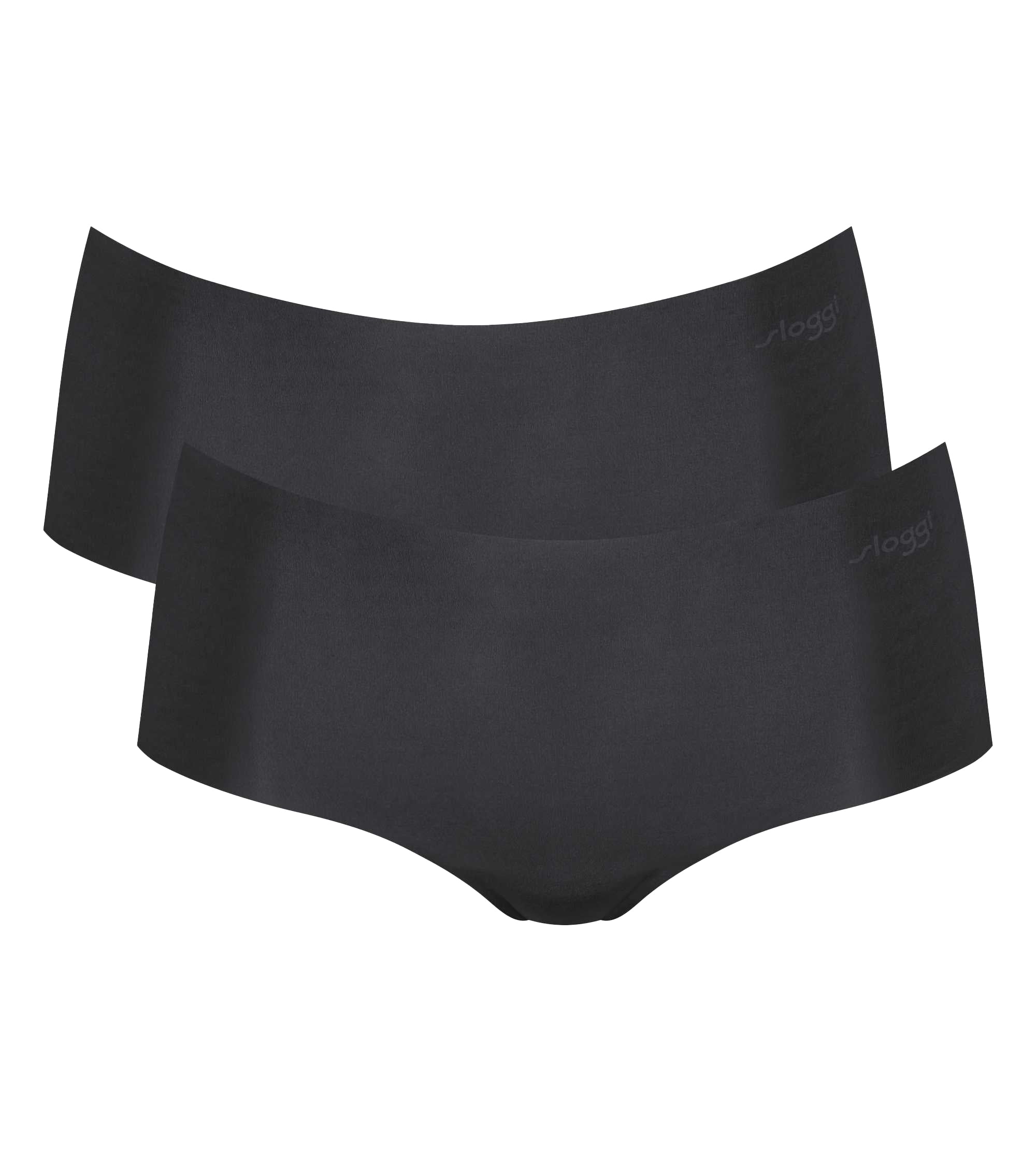 Sloggi Damen Shorts, 2er Pack - Zero Microfibre 2.0 Shorts, Mikrofaser, einfarbig