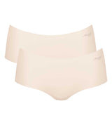 Sloggi Women's Shorts, 2-pack - Zero Microfibre 2.0 Shorts, Microfiber, Solid Color