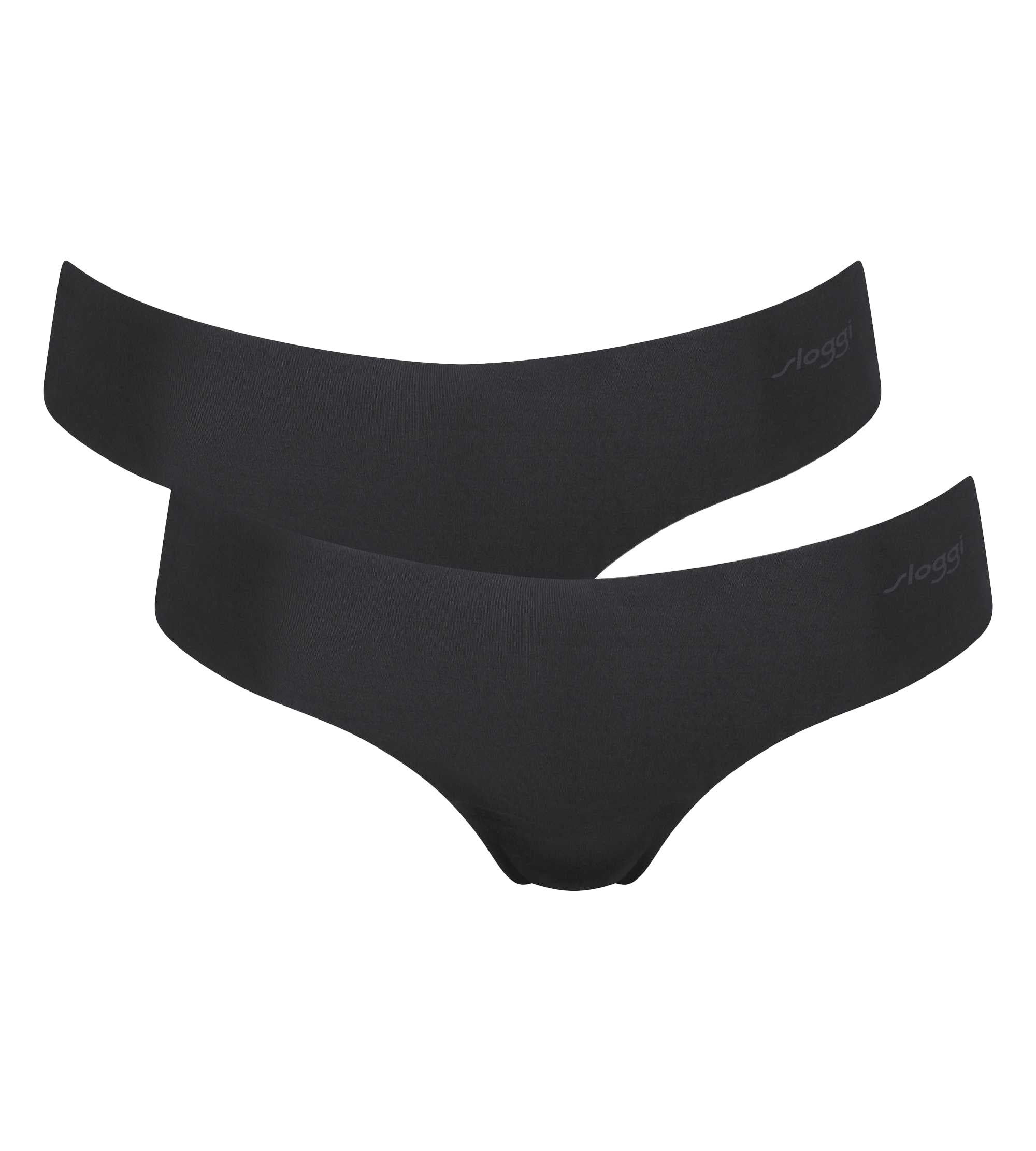 Sloggi Damen String, 2er Pack - Zero Microfibre 2.0 Hipstring, Mikrofaser, einfarbig