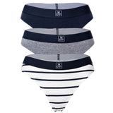 Marc O Polo ladies' thongs, 3-pack - Logo waistband, Organic Cotton Stretch, Basic