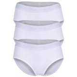 Marc O Polo ladies' panties, 3-pack - Logo waistband, Organic Cotton Stretch, Basic