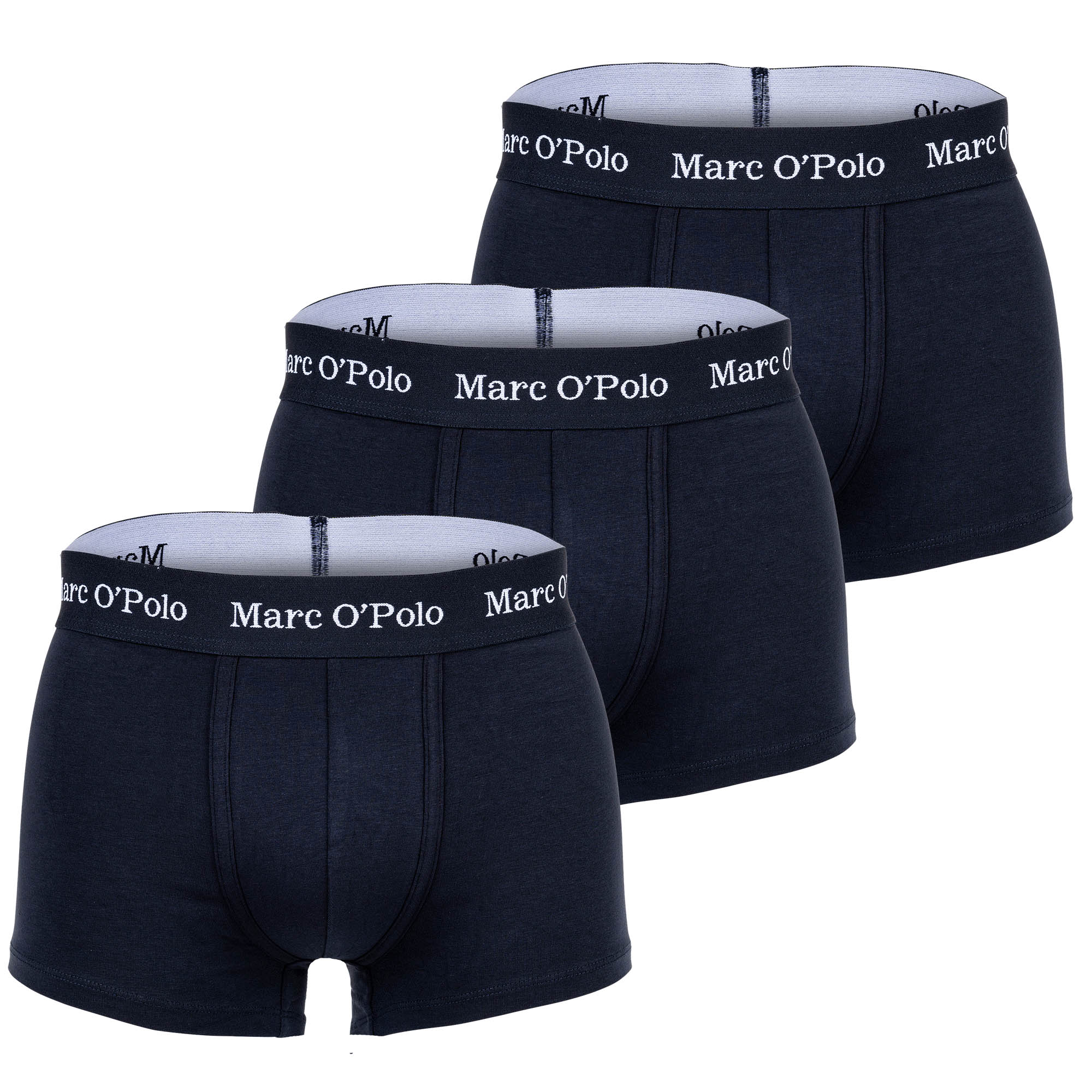 Marc O Polo Herren Boxer Shorts, 3er Pack - Trunks, Organic Cotton, Stretch