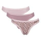 Sloggi women's thongs, 3-pack - GO Crush String C3P, pants, stretch cotton