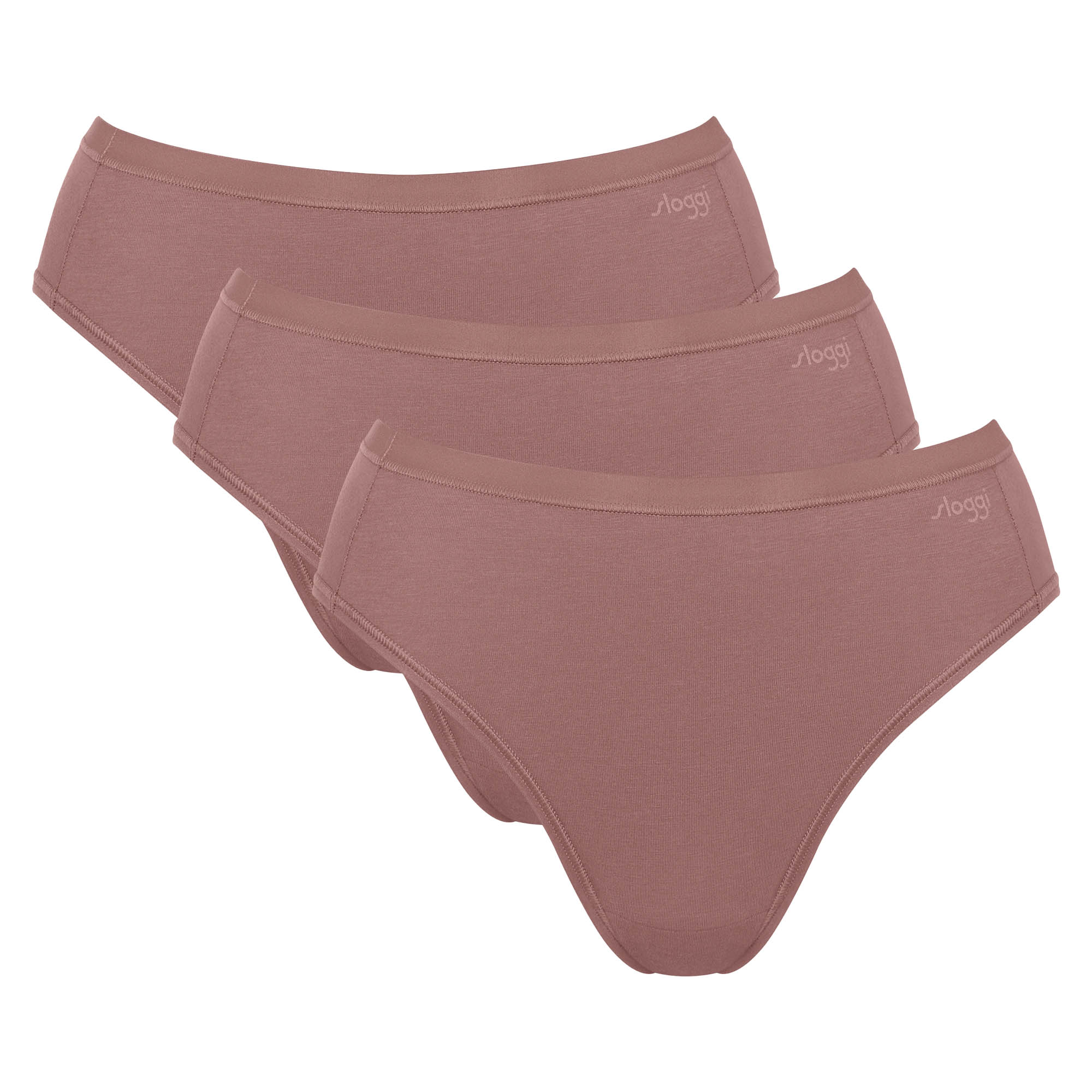 Sloggi Damen Tai-Slips, 3er Pack - GO Daily Cotton Tai 3P, Unterhose, Stretch-Baumwolle
