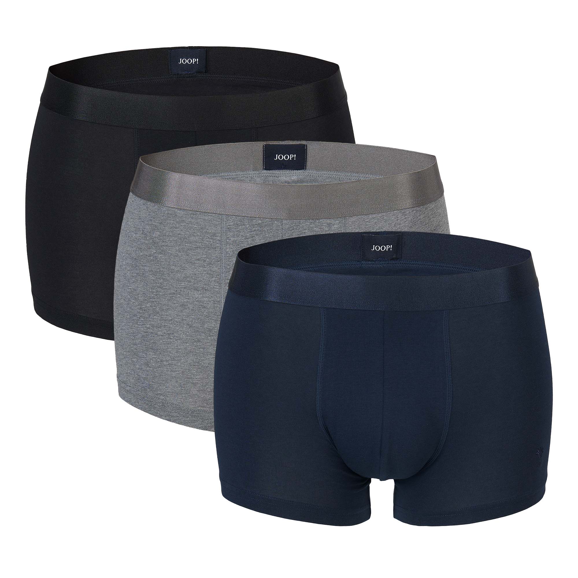 JOOP! Herren Boxershorts, 3er Pack - Everyday, Basic, Cotton Stretch, Logo