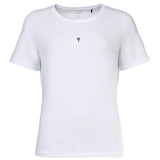 JOOP! women's T-shirt with logo print - cosy, short-sleeved, round neck, cotton stretch