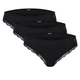 JOOP! Damen Slips, 3er Pack - Multipack, Briefs, Cotton Stretch, einfarbig