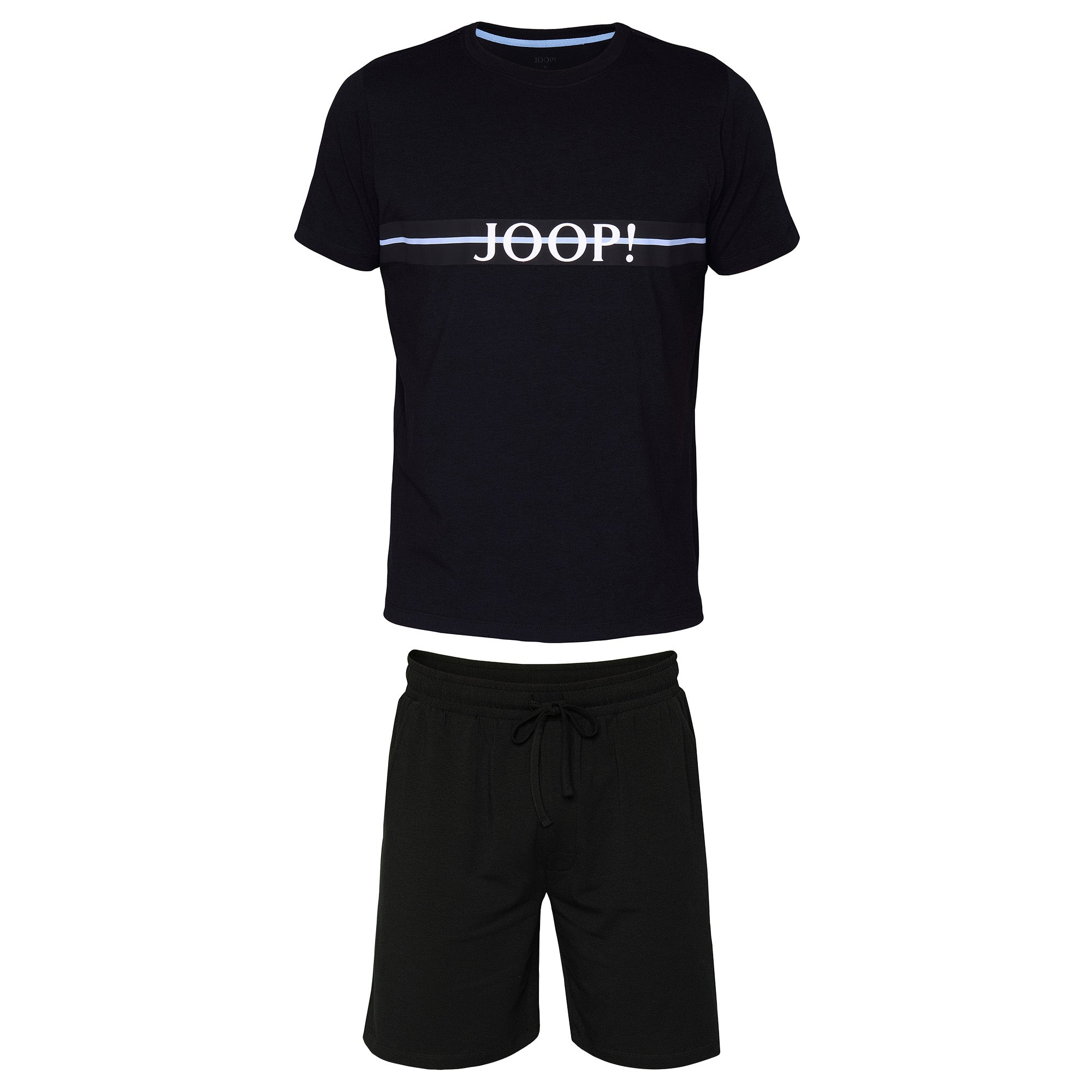 JOOP! Men Pyjamas, Short - Core, Pyjama Set, Shorty, 2-piece, Logo, Cotton Stretch