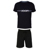 JOOP! Men Pyjamas, Short - Core, Pyjama Set, Shorty, 2-piece, Logo, Cotton Stretch
