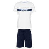JOOP! Men Pyjamas, Short - Core, Pyjama Set, Shorty, 2-piece, Logo, Cotton Stretch