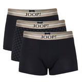 JOOP! Men Boxer Shorts, Pack of 3 – Cornflower, Logo Waistband, Stretch Cotton