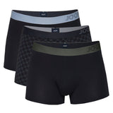 JOOP! Men Boxer Shorts, Pack of 3 – Cornflower, Logo Waistband, Stretch Cotton