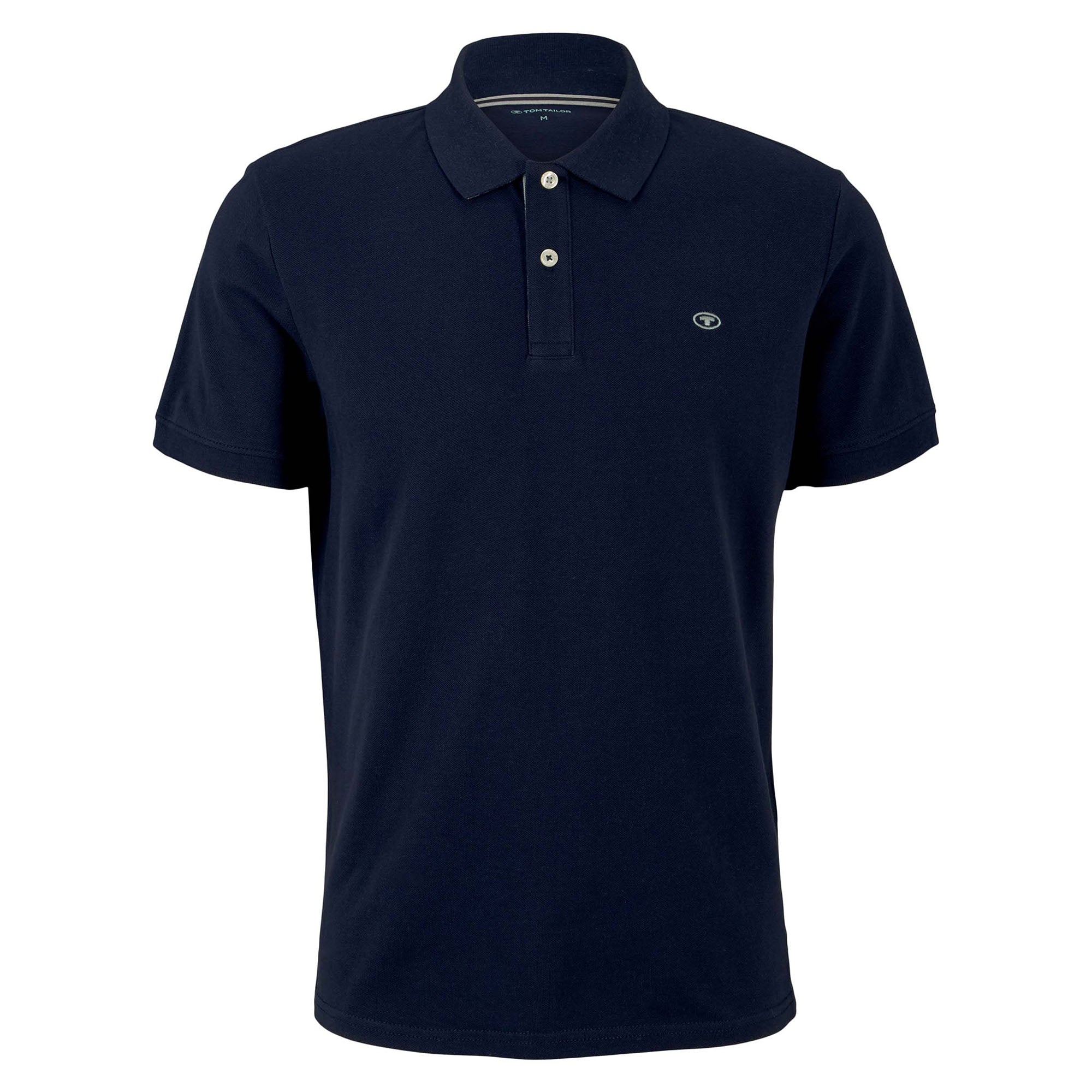 TOM TAILOR Herren Poloshirt, Knopfleiste - Basic Polo With Contrast, Regular Fit, Baumwolle