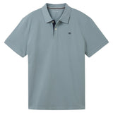 TOM TAILOR Men's Polo Shirt, Button Placket - Basic Polo With Contrast, Regular Fit, Cotton