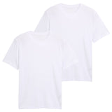 TOM TAILOR Men's T-shirt, 2-pack – Double Pack Crew Neck T-shirt, round neck, regular fit, cotton