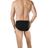 Schiesser Herren Slip  Essential Slips 3er Pack Unifarben - Schwarz