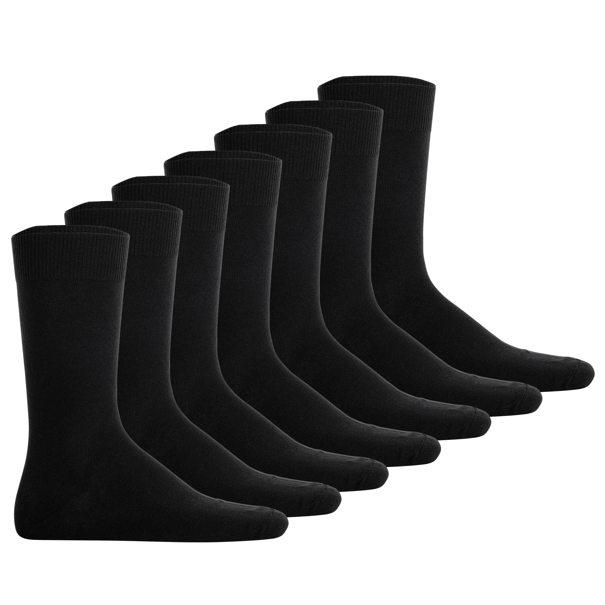 Camano Unisex Socken, 7er Pack - Comfort Socks in Box, Geschenkbox, einfarbig