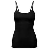 CALIDA Ladies' Spaghetti Top - Natural Comfort, Undershirt, Top, Jersey, Single-colored