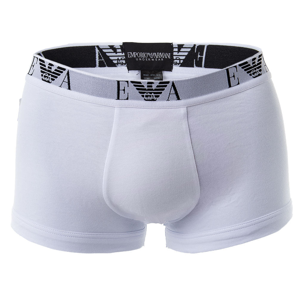 EMPORIO ARMANI Herren Shorts Vorteilspack - Trunks, Pants, Unterwäsche, Stretch Cotton