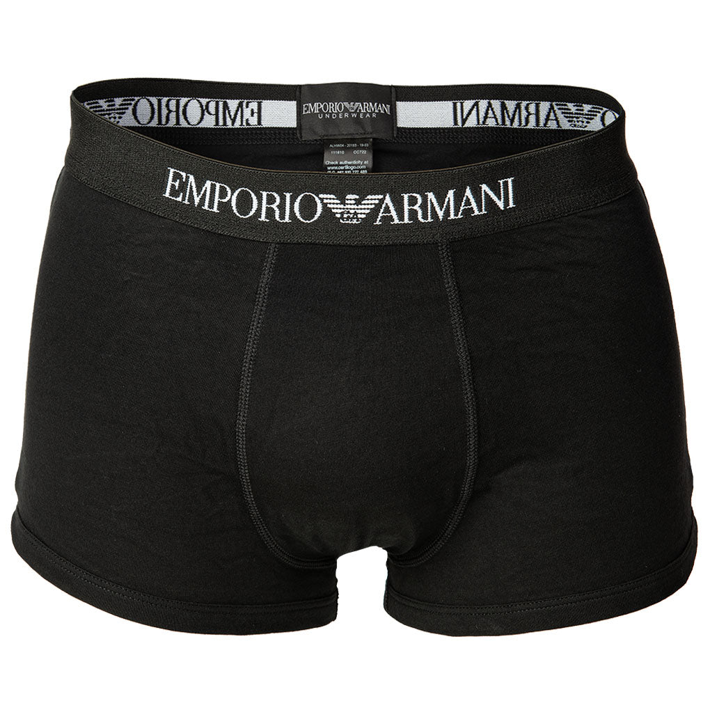 EMPORIO ARMANI Herren Boxer Shorts Vorteilspack - Mens Knit Trunk, Pure Cotton, uni