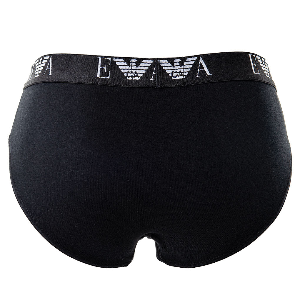 EMPORIO ARMANI Herren Slips Vorteilspack - Briefs, Unterwäsche, Stretch Cotton