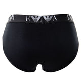 EMPORIO ARMANI Herren Slips Vorteilspack - Briefs, Unterwäsche, Stretch Cotton