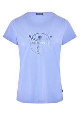 CHIEMSEE Damen T-Shirt - Taormina, Shirt, Baumwolle, Rundhals, Logo, kurz, einfarbig