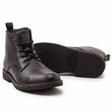 Levi's Herren Stiefel - Track, Stiefeletten, Boots, Leder, Logo, Schnürung, einfarbig – 3/4