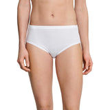 SCHIESSER Damen Hüftslip 2er Pack - Original Feinripp, Classic, Midi Slip, Weiß – 2/3