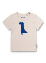 Sanetta Boys T-Shirt - Baby, Short Sleeve, Round Neck, Snap Button, print, 56-92