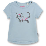 Sanetta Mädchen T-Shirt - Baby, Kurzarm, Rundhals, Druckknopf, Stickerei, 56-92