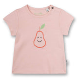 Sanetta Mädchen T-Shirt - Baby, Kurzarm, Rundhals, Druckknopf, Print, 56-92