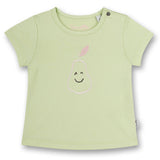 Sanetta Mädchen T-Shirt - Baby, Kurzarm, Rundhals, Druckknopf, Print, 56-92