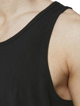 Jack & Jones Men's Tank Top, 2-Pack - JACBASIC TANKTOP, solid color, cotton
