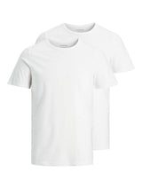 Jack & Jones Men's T-shirt, 2-Pack - JACBASIC CREW NECK TEE, Short Sleeve, Solid color, Cotton